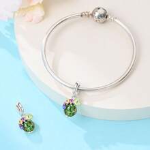 Mặt dây chuyền hình tắc kè mạ bạc, thích hợp cho vòng tay 3mm, vòng tay hạt cườm tự làm, trang sức thời trang nữ, quà tặng sinh nhật, ngày lễ. - Nhiều màu - Xem 5