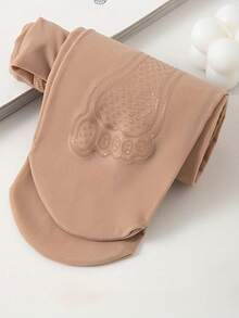 1/3 Pairs Women's 15mmHg Compression Pantyhose, Foot Grip Silicone, Graduated Compression Shaping Legs And Butt, Ultra-Thin Semi-Sheer Tights, Available In Black, Apricot, Coffee And Other Colors, Elegant, Comfortable And Skin-Tight, Smooth Sheer Pantyhose, Women's Compression - Multicolor - View 12