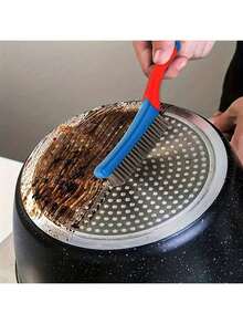 Heavy Duty Stainless Steel Wire Brush With Non-Slip Plastic Handle Industrial Rust Paint Welding Slag Remover Durable Ergonomic Welding Tool Accessories Metallic Finish253 - Multicolor - View 8