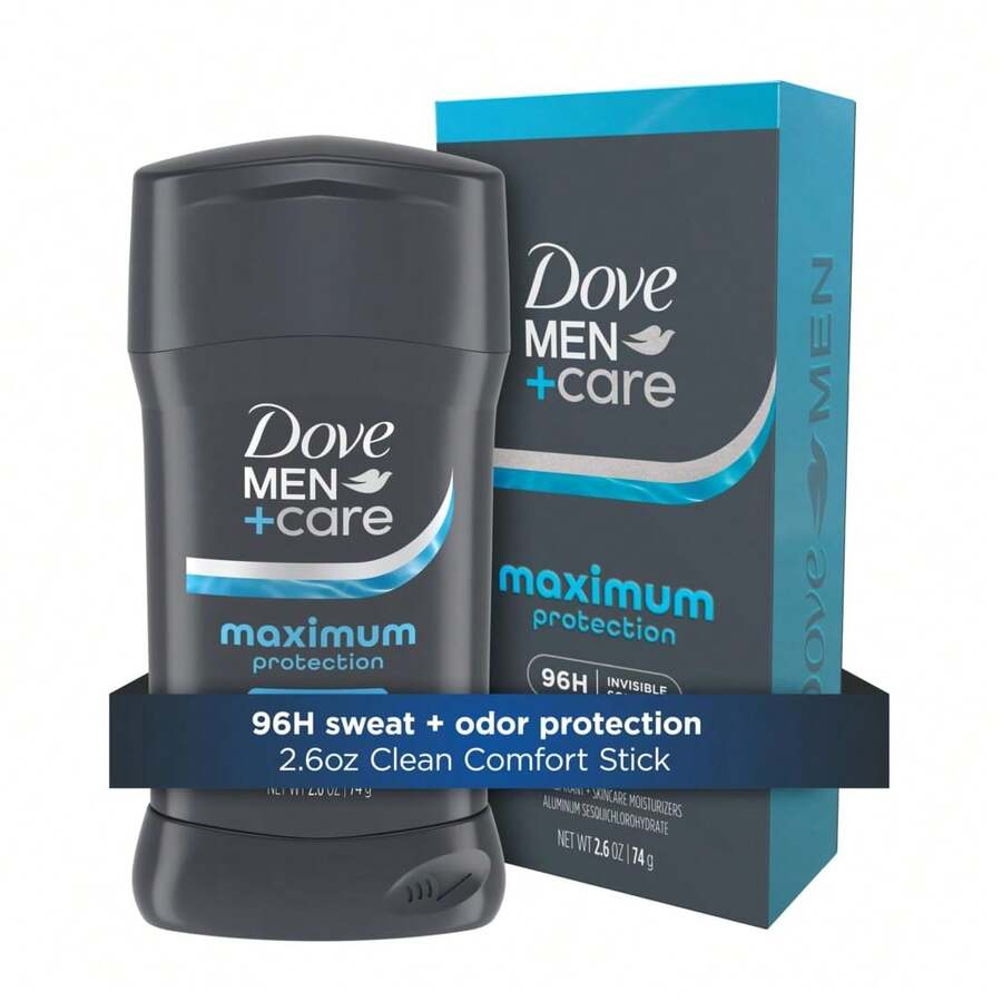 Dove Men+Care Invisible Solid Stick Clean Comfort Maximum Protection Deodorant For Men 96-Hour Comfort 2.6 Oz - Fragranced - View 1
