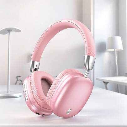  Gerripuer New Full-Ear Wireless Headphones, HIFI High-Definition Calls, Comfortable MP3 Music For Phones, Type-C, Foldable Portable Rotatable Telescopic ABS Plastic High-End Business Gift Wireless Headphones, 360° Surround Sound Stereo V5.3, New Year/Valentine's Day/Birthday Gift, Online Class Wireless Headphones With Adjustable Volume, 6-Hour Battery Life, Sports & Music Headphones