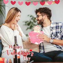 Pink Valentine's Day Card Gift Box, Suitable For Children And Classroom Exchanges - Pink Valentine's Day - View 7