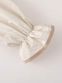 1pc New Wipeable Double Pocket Long Sleeve Apron, Suitable For Kitchen, Housework, Baking, Cooking, Gardening, Painting, Fishing, Anti-Stain Waist Apron For Men And Women, Food Service, Multiple Colors Available - Multicolor - View 8