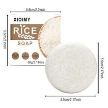 Xioimy 60克大米皂，深层滋润滋养，强效清洁控油，柔顺秀发，适合所有发质。 - 米皂 - 查看 8