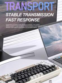 Teclado mecánico personalizado X75 RGB inalámbrico Bluetooth de 3 modos, de aluminio CNC puro - Ver 7