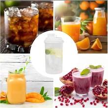 1/3 chai nhựa có nắp đậy kín 450ml kèm vạch chia, cốc đong chất tẩy rửa trong suốt. - Màu trong suốt - Xem 5