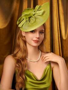 Fascinadores y sombreros para mujer para fiestas de té en el jardín, sombreros vintage de Kentucky en paquete múltiple para bodas, fiestas de cóctel, con flores, plumas y malla, clips para el cabello para Halloween y fiestas de Navidad - HA5792 - Ver 2