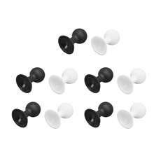 10PCS Universal Washer Door Prop Stoppers - Rubber Washing Machine Door Holders For Front Load Washers - Secure And Convenient Door Stopper Solution,Ball Head Suction Cups - Five In Black And Five In White - View 7