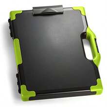 Officemate 83325 - Caja de almacenamiento para portapapeles tamaño letra/legal negro y verde - Negro y Verde - Ver 8