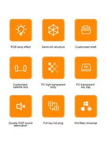 Teclado mecánico de juego con cable RGB personalizable K75 con interruptores intercambiables - Ver 3