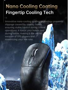 V5 无线鼠标，轻巧型 PAW3950 游戏三模式 8K DPI 鼠标 - 查看 7