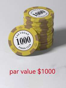 10片/5片/1片装派对卡牌游戏筹码、棋盘游戏筹码、休闲游戏筹码、派对活动筹码 - 查看 38