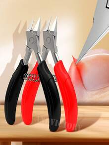 ANDVICTORY 1pc Ingrown Toenail Nipper/Ingrown Toenail Clipper, High Quality Callus Layer Nail Trimmer, Professional Manicure Pedicure Tool - Multicolor - View 1