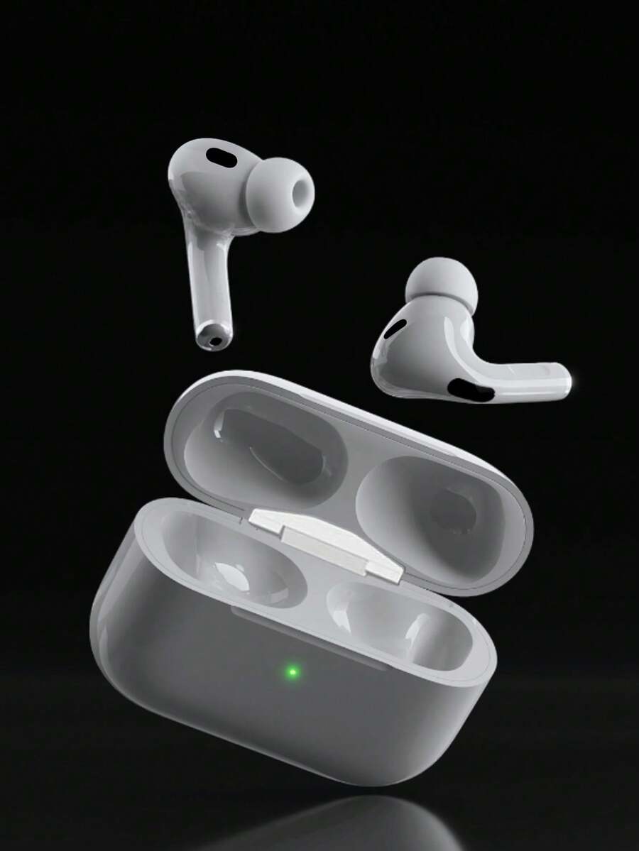 Auriculares inalámbricos verdaderos - Compatibles con dispositivos Apple y Android, con micrófono incorporado, resistentes al sudor, hasta 24 horas de tiempo de reproducción - Blanco - Ver 1