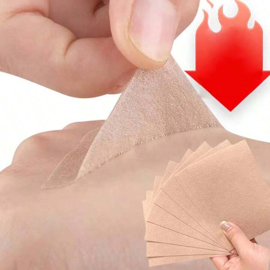 5片/包 肤色隐形纹身遮盖贴纸，低致敏性，适用于手臂、腿部、背部 - 查看 1