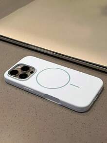 1 件装，液态硅胶磁吸式苹果手机壳，适用于新款 17、 17 Pro Max、 16 Pro Max、 15 Pro、 14、 13、12、11，适合作为情人节礼物、生日礼物、节日礼物、母亲节礼物送给家人、朋友、姐妹、女友。 - 淺藍色 - 查看 4