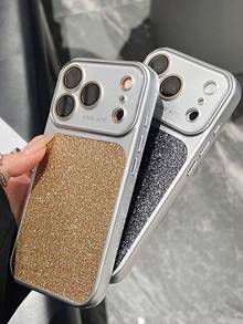 Funda de teléfono con brillo de moda 17/16/15/14 - Dorado - Ver 3