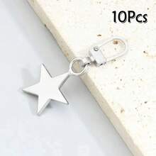 Revive Old Zippers - Detachable 5-Pointed Star Zipper Pulls, Personalized Decorative Small Accessory, Versatile Star Zipper Heads, Multiple Colors Available - Multicolor - View 36