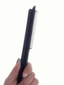 Professional V-Shaped Hair Styling Comb - Casual Plastic Finishing Comb For Straightening & Cutting - Practical Hairdressing Tool - Multicolor - View 8