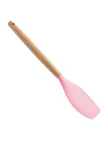 1 chiếc thìa trộn chống dính bằng silicon và 1 cái gạt bằng silicon, thìa súp silicon cán gỗ, thìa nấu ăn nhà bếp, gạt cán gỗ, gạt mứt, gạt kem, gạt bánh, dụng cụ trộn và nướng, thìa nấu ăn, thìa silicon, xẻng xào chịu nhiệt. - Xem 14