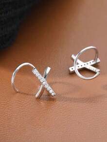 1 chiếc khuyên mũi cao cấp bằng bạc 925 dành cho nữ, sang trọng và tinh tế, nhỏ nhắn và độc đáo. - đơn - Xem 4