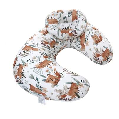 U型哺乳枕，婴儿坐垫，孕妇枕，婴儿用品 - 卡通狐狸