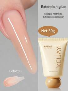 1支30毫升美甲延长胶，水晶延长胶，美甲贴纸，打造更长更坚固的指甲 - 彩色 - 查看 16