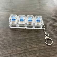 2个迷你机械键盘指尖玩具 - 便携式手指减压感官玩具，适合放松和缓解压力（随机） - A - 查看 6