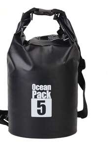 1pc Outdoor Camping Beach Waterproof Dry Wet Separation Backpack, Adjustable Shoulder/Backpack Strap, Portable Multi-Function Large Capacity Waterproof Backpack, Suitable For Beach, Rafting, Hiking, Swimming, Travel And Vacation, Unisex - Multicolor - View 10