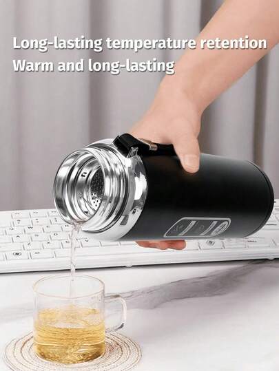 Cốc giữ nhiệt di động bằng thép không gỉ 33,81oz, cốc trà dung tích lớn, bình nước thích hợp cho cắm trại ngoài trời và du lịch.