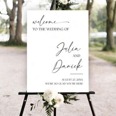 1 Biển Chào Mừng Đám Cưới Tùy Chỉnh, Biển Chào Mừng Lễ Đính Hôn, Biển Trang Trí Tiệc, Có Nhiều Kích Cỡ, Biển Tiệc Cưới Cá Nhân Hóa, Phụ Kiện Chụp Ảnh Cô Dâu Chú Rể Tùy Chỉnh, Dễ Thương, Hiện Đại, Tùy Chỉnh, Độc Đáo, Cá Nhân Hóa, Món Quà Lý Tưởng Cho Anh Ấy, Món Quà Lý Tưởng Cho Bạn Bè, Thích Hợp Cho Kỷ Niệm, Sinh Nhật, Tân Gia, Lễ Tốt Nghiệp, Áp Dụng Cho Nhà Bếp, Phòng Ăn, Phòng Ngủ, Văn Phòng, Phòng Khách, Nhà Cửa, Vườn, Phòng Trà, Hình Ảnh In