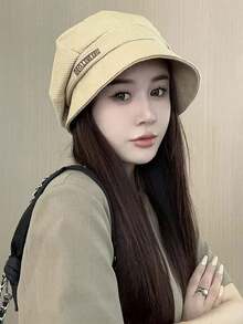 1顶女士三合一渔夫帽，时尚贝雷帽，适合休闲外出、街头风格，百搭 - 漁夫帽 - 查看 9