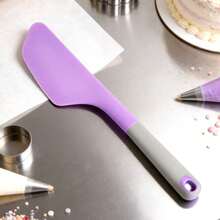 13-Inch Silicone Scraper, Non-Stick Silicone Cream Baking Scraper, Kitchen Cake Scraper Baking Mixing Tool, Suitable For Cooking, Baking, Mixing And Scraping - Multicolor - View 7