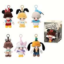 Edición limitada POP MART Labubu Juguetes de peluche coleccionables, Figuras de peluche de PVC, Cajas ciegas de colaboración, Llaveros decorativos, Reutilizables, Adecuados para regalos de Navidad, Año Nuevo y cumpleaños - Albaricoque - Ver 2