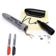 1pc,Disguised Fake Marker Stash Safe, Hidden Compartment Permanent Marker, Portable Diversion Safe For Hiding Cash, Keys & Small Valuables - A - View 11