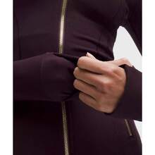 lululemon Define Cropped Jacket Nulu - Ciruela negra - Ver 3
