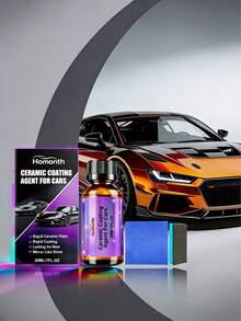 Agente de recubrimiento para automóviles, recubrimiento de polímero de alta calidad, brillo con una sola pasada, resistente a la contaminación y la lluvia ácida, formación rápida de película - Líquido - Ver 11