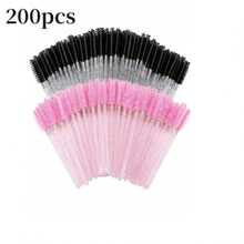 Bộ 100/500 cọ trang điểm dùng một lần gồm cọ chuốt mi, cọ chuốt mascara màu đen, cọ kẻ lông mày và cọ tán phấn mắt. - Nhiều màu - Xem 16