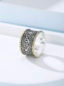 1 pieza Anillo de mujer simple y elegante de estilo brillante y exquisito, accesorio casual llamativo perfecto como regalo para ocasiones festivas - anillo - Ver 11