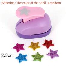 Random Color Flower Furador 7*6*4cm Diy Paper Cut Eva Foam Maker Puncher Scrapbooking Labor Saving For Hole Punch Embossing - Multicolor - View 29