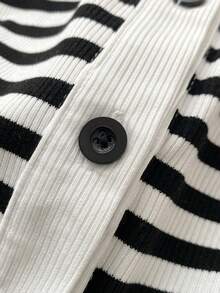 2pcs/Set Girls Casual Fashion Bow Lace Trim Camisole And Striped Flare Pants Set, Summer - White - View 5