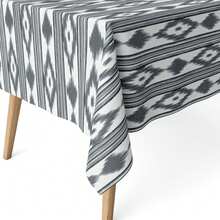 Kiva Stain-Resistant Resinated Tablecloth, Extra Soft To The Touch And Waterproof, Sizes From 100x140 To 300x140 Cm And Round 140 Cm - Stain-Resistant Tablecloth For Rectangular And Round Tables - Available In 12 Designs - Option 3 - View 2
