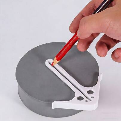 Yeni Yuvarlak Merkez Bulucu, Ahşap İşleme Merkez İşaretleyici, Ahşap Üzerinde Daire Ölçme ve İşaretleme İçin Merkez Bulucu, İnşaat Aleti