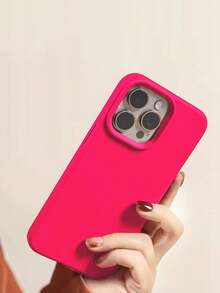 1个奢华荧光无线充电手机壳，兼容 17 Air 16 15 14 13 12 11 Pro Max Plus | 液态硅胶 | 超薄防震保护壳 | 手机 - 玫紅色 - 查看 9