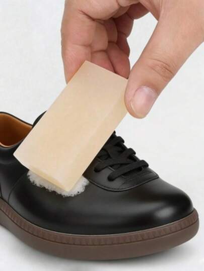 1pcPortable Suede Leather Shoe Cleaner, No Water Needed, Easy To Carry, Suitable For Cleaning Velvet, Leather, Sneakers And White Shoes, Dry Cleaning Stain Removal, Travel-Friendly Shoe Care Wipes, Non-Abrasive Material, Great For Sneaker Enthusiasts,Mother's Day Gift,Bedroom Decor,Garden,Kitchen Decor,Summer,Beach,Travel Essentials,Room Decor,Squishy,Graduation