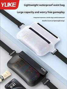 Yuke Waterproof Phone Waist Bag With Touch Screen, Suitable For Beach, Pool, Cruise And Other Occasions, Large Capacity Waterproof Phone Pouch - Multicolor - View 3