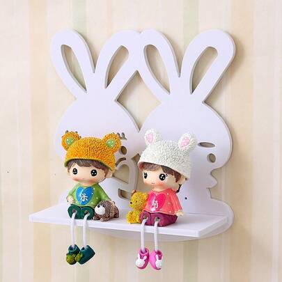 Nordic Wall Mounted Shelves, Living Room & Bedroom Decor, Creative Storage Rack