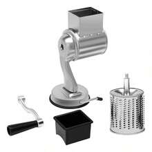 Cheese Grater With Suction Base And 5 Drums - Default - View 9