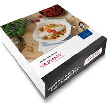 Villeroy & Boch - Vapiano Schalen-Trio 6 teilig weiß, Spülmaschinenfest, Mikrowellensicher, Geschirrset, Pastaschalen, Salatschalen, Suppenschalen, Keramik Schalen, Schüsseln Tief, Premium Porzellan HLYJ - Pastaschale - Übersicht 4