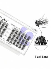 48 Miếng Nối Mi Tự Làm, Mi Chùm, Mi Giả Từng Miếng, Mi Nối Tự Nhiên, Có Thể Tái Sử Dụng, Màu Đen, Dải Siêu Mỏng, 48 Chùm Mi Của BEYELIAN (Kiểu 5, Dải Đen 16mm) - C - Xem 7